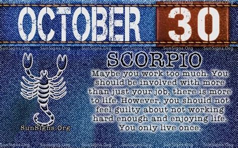 30 october birthday personality|30th of october star sign.